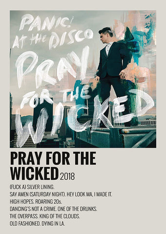 Panic At The Disco - Pray For The Wicked Poster #1