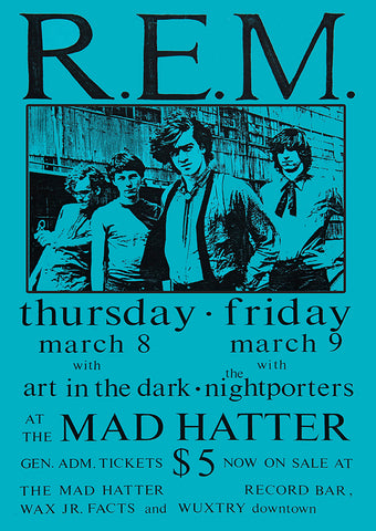 R.E.M - Mad Hatter Poster #1