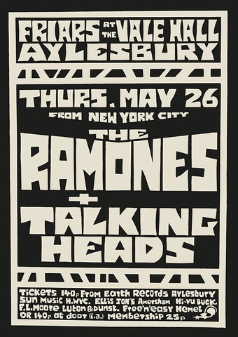 The Ramones And Talking Heads Poster #1