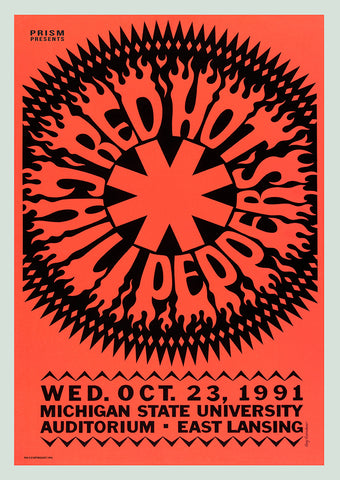 Red Hot Chilli Peppers - Michigan State University Poster #1