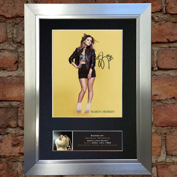MAREN MORRIS Quality Autograph Mounted Signed Photo Reproduction Print A4 758