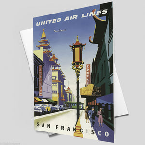 SAN FRANCISCO #1 VINTAGE RETRO TRAVEL Poster Nostalgic Home Print Wall Decor #66