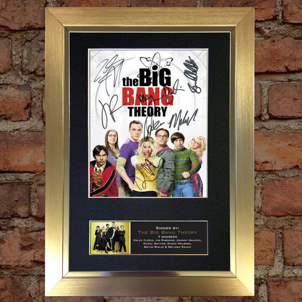 THE BIG BANG THEORY #2 Quality Autograph Mounted Signed Photo Repro Print A4 723