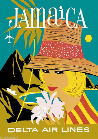 JAMACA #2 VINTAGE RETRO TRAVEL Poster Nostalgic Home Art Print Wall Decor #43
