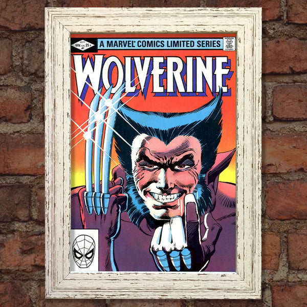 WOLVERINE Comic Cover 1st Edition Cover Reproduction Vintage Wall Art Print #30
