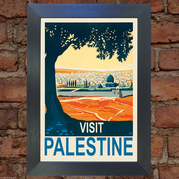 PALESTINE VINTAGE RETRO TRAVEL Poster Nostalgic Home Print Wall Art Decor #63