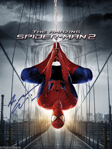 The Amazing Spiderman 2 Andrew Garfield Signed Movie Film Poster A2 Size 59x42cm