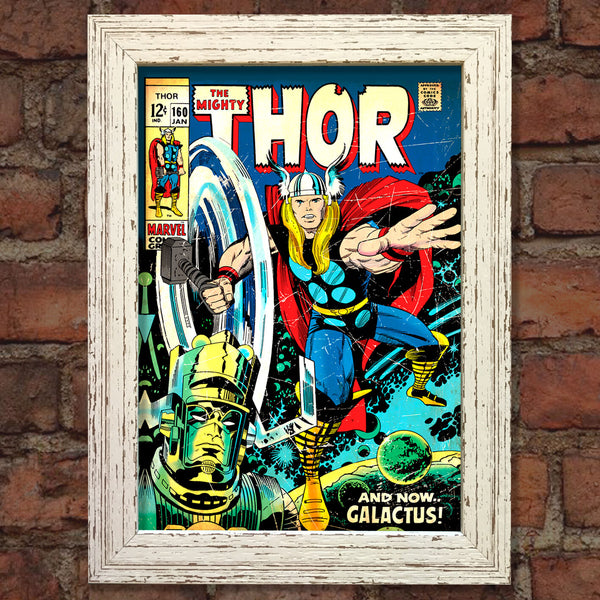 THOR Comic Cover 160th Edition Cover Reproduction Vintage Wall Art Print #29