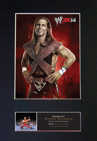 SHAWN MICHAELS Quality Signed Autograph Mounted Photo Repro A4 Print 502