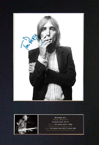 TOM PETTY Quality Autograph Mounted Signed Photo Reproduction Print A4 710