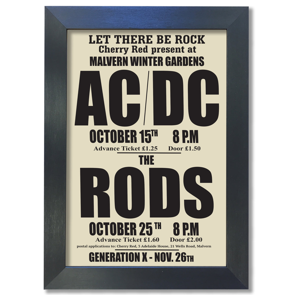 AC/DC The Rods #1 Poster – The Autograph Gallery