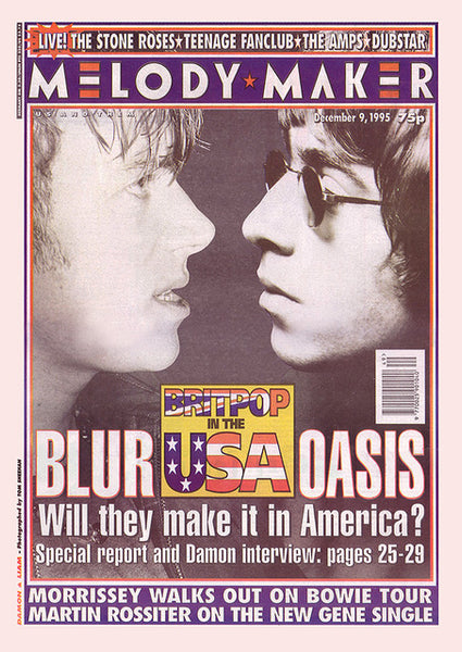 Blur Vs Oasis Poster #1