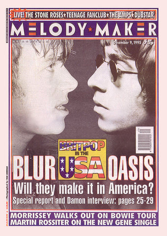 Blur Vs Oasis Poster #1