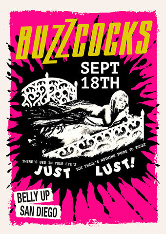 Buzzcocks - Belly Up Poster #1