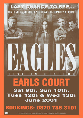 Eagles - Earls Court Poster #1