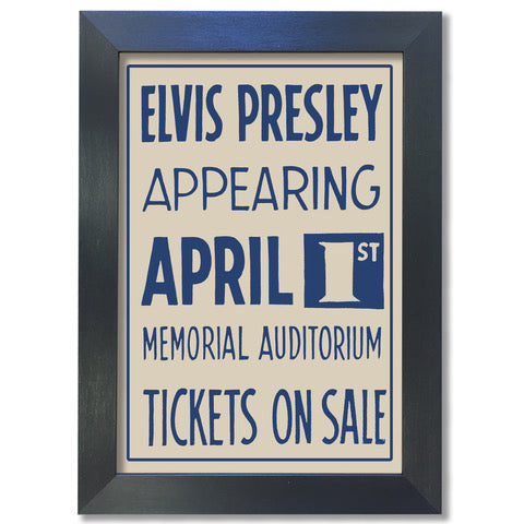 Elvis Presley - Memorial Auditorium Poster #2