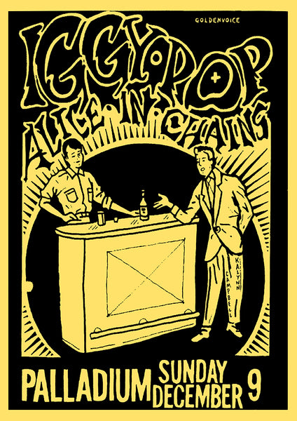 Iggy Pop - Alice In Chains Poster #1