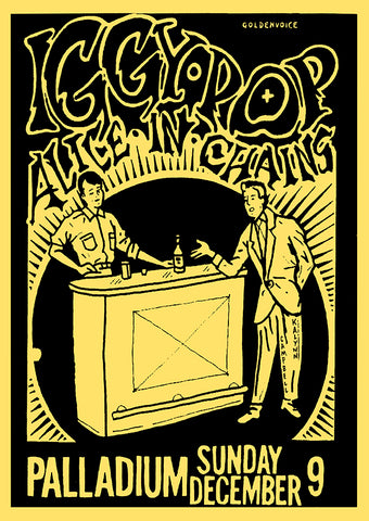 Iggy Pop - Alice In Chains Poster #1
