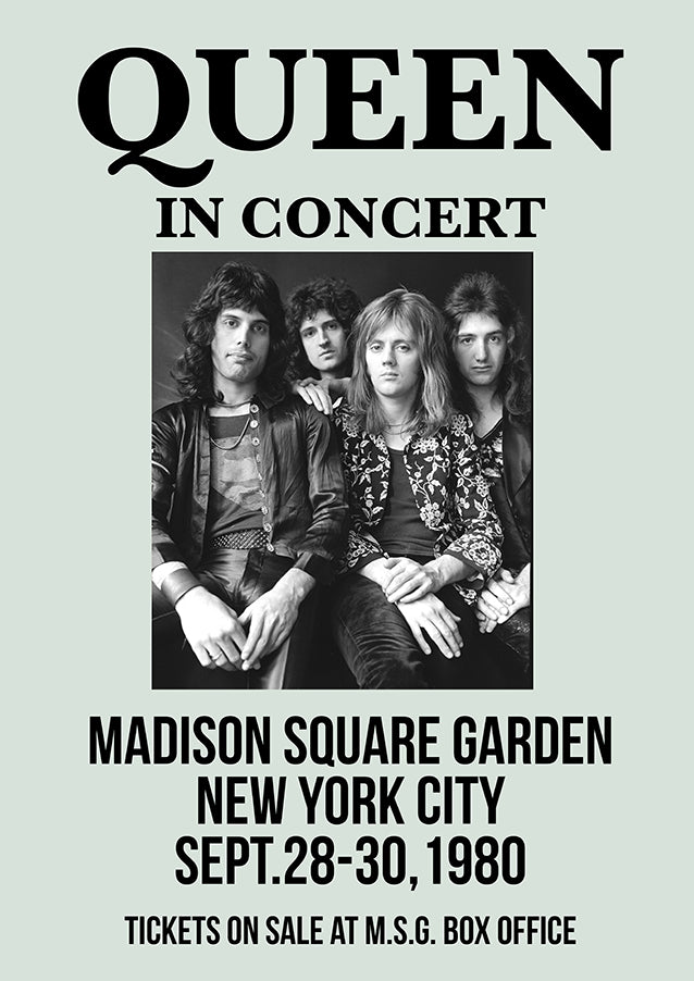 Queen In Concert Poster #1