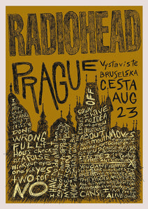Radiohead - Prague Poster #2