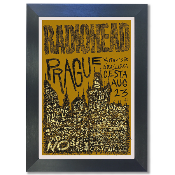 Radiohead - Prague Poster #2