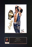 #510 A J Styles Mounted Print