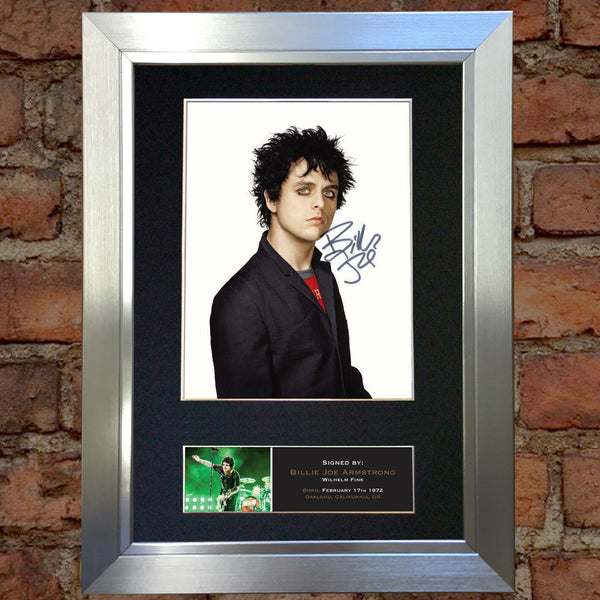 BILLIE JOE ARMSTRONG #2 Mounted Signed Photo Reproduction Autograph Print A4 437