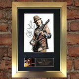 CARLOS SANTANA Mounted Signed Photo Reproduction Autograph PRINT A4 668