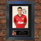 ROBIN VAN PERSIE No1 Mounted Signed Photo Reproduction Autograph Print A4 142