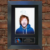 ED SHEERAN No1 Mounted Signed Photo Reproduction Autograph Print A4 79
