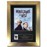 Morcombe and Wise Photo Autograph Mounted Repro Signed Print A4 809