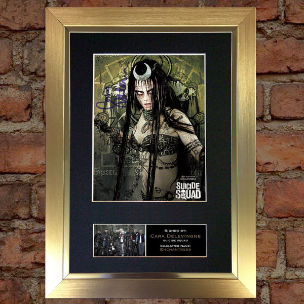 SUICIDE SQUAD Enchantress Signed Autograph Mounted Photo Repro Print 621