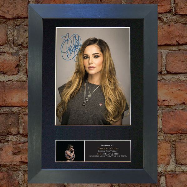 CHERYL COLE Mounted Signed Photo Reproduction Autograph Print A4 237