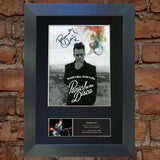 BRENDON URIE Panic At The Disco Signed Autograph Mounted Photo Repro A4 445