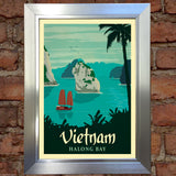 VIETNAM VINTAGE RETRO TRAVEL Poster Nostalgic Home Print Wall Art Decor #74