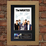 THE WANTED Mounted Signed Photo Reproduction Autograph Print A4 208