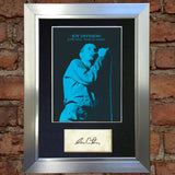 IAN CURTIS Joy Division Signed Autograph Mounted Photo Reproduction PRINT A4 579