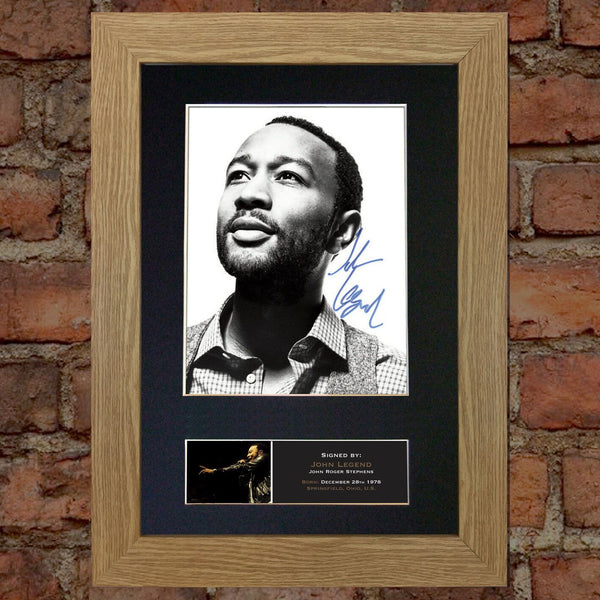 JOHN LEGEND  Signed Autograph Mounted Photo Repro A4 Print 438