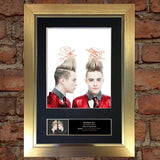 JEDWARD Mounted Signed Photo Reproduction Autograph Print A4 210
