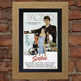 AL PACINO SCARFACE Mounted Signed Photo Reproduction Autograph Print A4 12