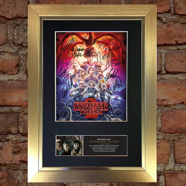 STRANGER THINGS Quality Autograph Mounted Signed Photo RePrint Poster A4/A3 #743