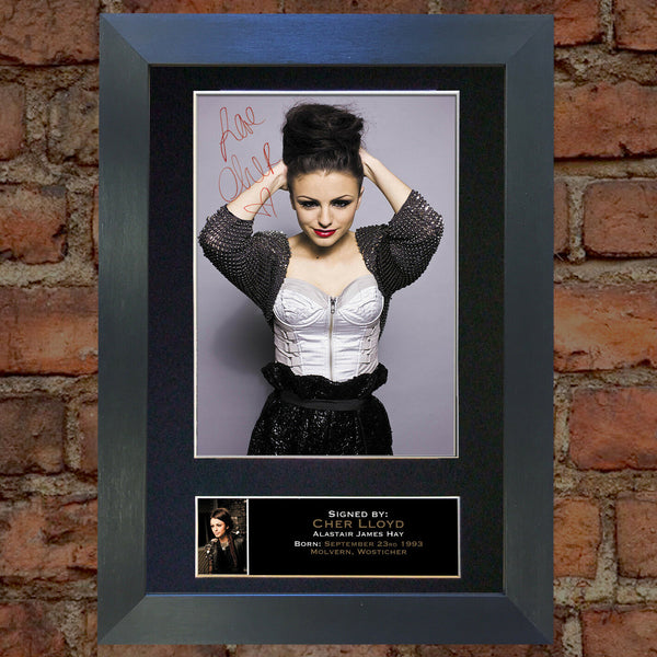 CHER LLOYD Mounted Signed Photo Reproduction Autograph Print A4 220