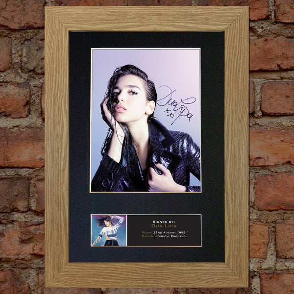 DUA LIPA Quality Autograph Mounted Signed Photo Reproduction Print A4 691