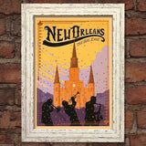 NEW ORLEANS VINTAGE RETRO TRAVEL Poster Nostalgic Home Print Wall Art Decor #58