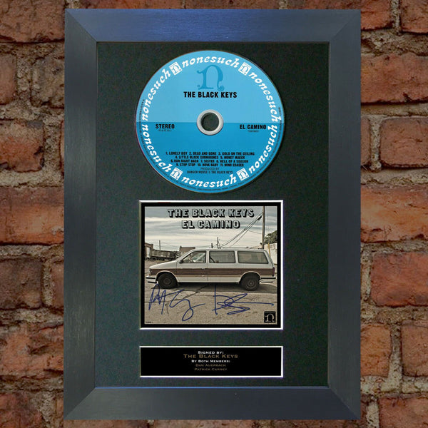 THE BLACK KEYS Album Signed CD COVER MOUNTED A4 Autograph Repro Print 34