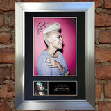 EMELI SANDE Mounted Signed Photo Reproduction Autograph Print A4 294