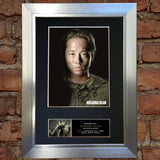 GLENN RHEE The Walking Dead Signed Autograph Mounted Photo Repro A4 Print 631