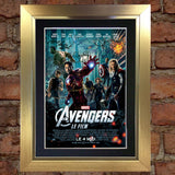 THE AVENGERS Mounted Signed Photo Reproduction Autograph Print A4 263