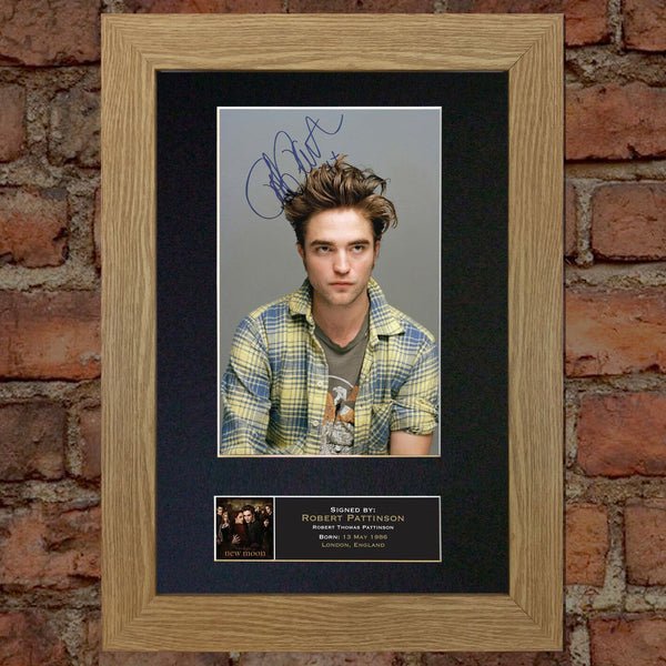 ROBERT PATTINSON NEW MOON Mounted Signed Photo Reproduction Autograph Print 27