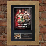 Anthony Joshua v Joseph Parker Quality Autograph Signed Photo Repro Print 721